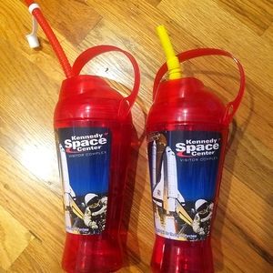 2 Collector 🚀 Kennedy Space Center soda cups